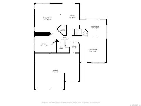 Floorplan - 1734 Kyrsten Ter, Alpine, CA 91901 photo 1 of 3
