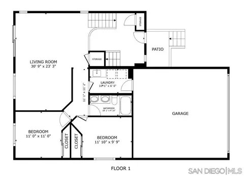 Floorplan - 6415 Ruby Way, Carlsbad, CA 92011 photo 2 of 2