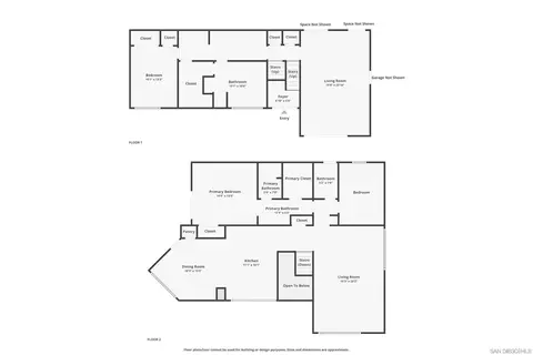 Floorplan - 7949 Pasadena Ave, La Mesa, CA 91941 photo 1 of 1