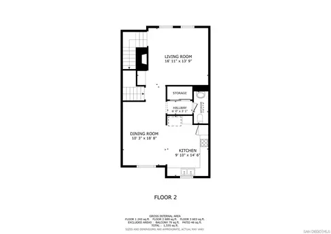 Floorplan - 2134 Silverado St, San Marcos, CA 92078 photo 2 of 2