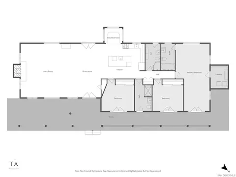 Floorplan - 4484 Pine Ridge Ave, Julian, CA 92036 photo 1 of 1