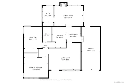 Floorplan - 4580 Terry Ln, La Mesa, CA 91942 photo 1 of 1