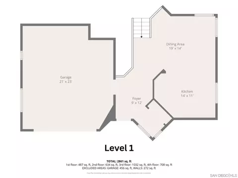 Floorplan - 4235 Casa De Machado, La Mesa, CA 91941 photo 2 of 5