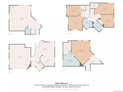 Floorplan - 4235 Casa De Machado, La Mesa, CA 91941 photo 1 of 5