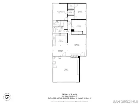 Floorplan - 15773 Oak Valley Rd, Ramona, CA 92065 photo 1 of 1