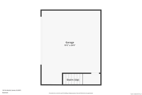 Floorplan - 152 Via Montisi, Santee, CA 92071 photo 1 of 3