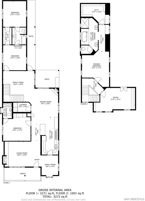 Floorplan - 649 I Ave, Coronado, CA 92118 photo 1 of 1