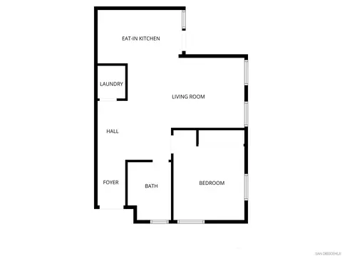 Floorplan - 1106 4th St #4, Coronado, CA 92118 photo 1 of 1
