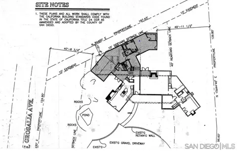 Floorplan - 9707 Shadow Rd, La Mesa, CA 91941 photo 1 of 1