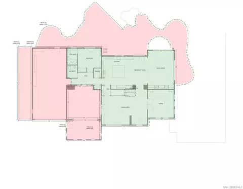 Floorplan - 817 Dolphin, Encinitas, CA 92024 photo 1 of 5