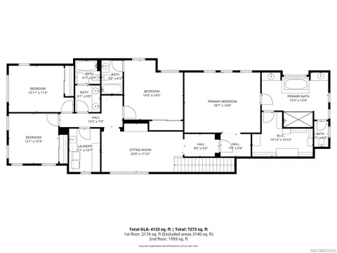 Floorplan - 817 Dolphin, Encinitas, CA 92024 photo 4 of 5
