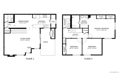 Floorplan - 13659 Sycamore Tree, Poway, CA 92064 photo 3 of 3