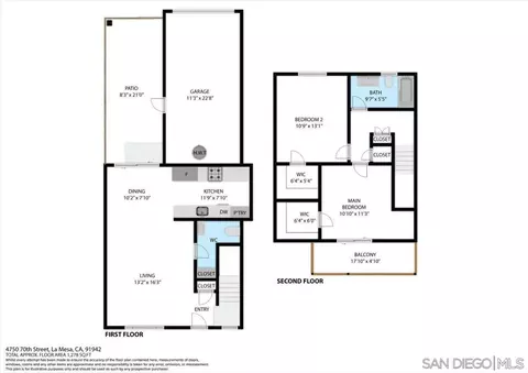 Floorplan - 4750 70th St #58, La Mesa, CA 91942 photo 2 of 2