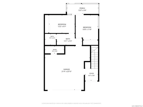 Floorplan - 5430 Baltimore Dr #1, La Mesa, CA 91942 photo 3 of 3