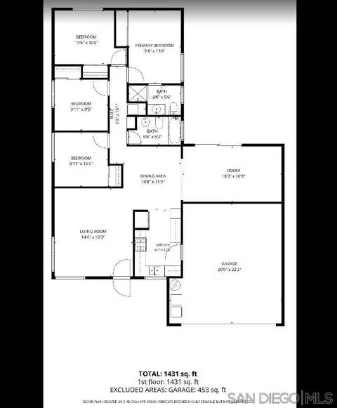 Floorplan - 795 Via Callado, Oceanside, CA 92057 photo 1 of 1