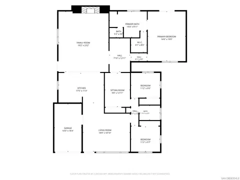 Floorplan - 1315 Hillcrest Dr, Alpine, CA 91901 photo 1 of 1