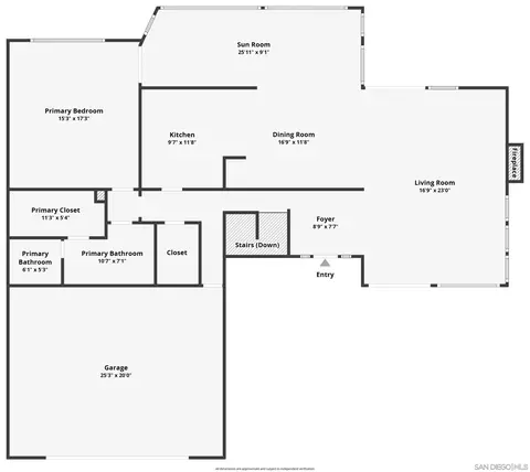 Floorplan - 20 Via Alta Vis, Bonsall, CA 92003 photo 1 of 2