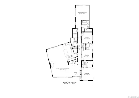 Floorplan - 1130 Pine St, Coronado, CA 92118 photo 1 of 3