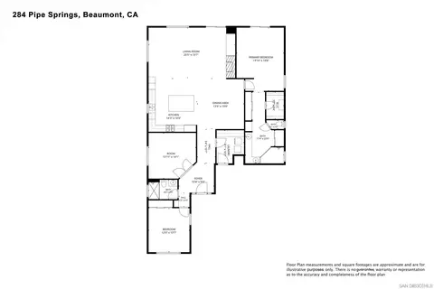 Floorplan - 284 Pipe Spgs, Beaumont, CA 92223 photo 1 of 1