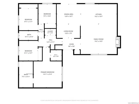 Floorplan - 2520 Windmill Vw, El Cajon, CA 92020 photo 1 of 1