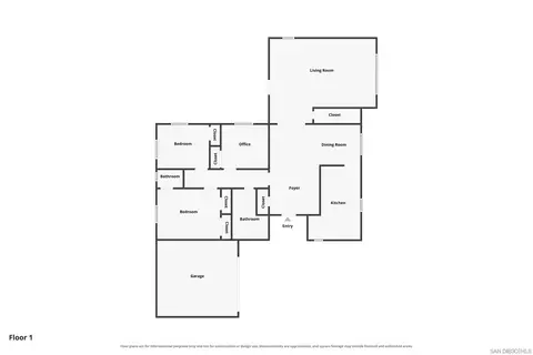 Floorplan - 8852 Railroad Ave, Santee, CA 92071 photo 1 of 1