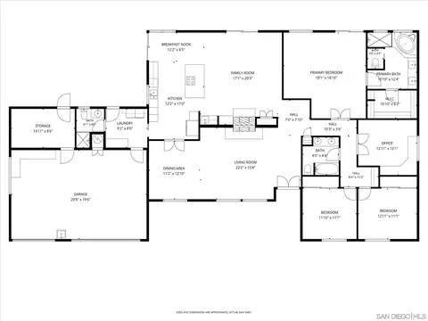 Floorplan - 4116 Mars Way, La Mesa, CA 91941 photo 1 of 1
