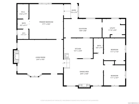 Floorplan - 2906 Lakeview Dr, Julian, CA 92036 photo 1 of 2