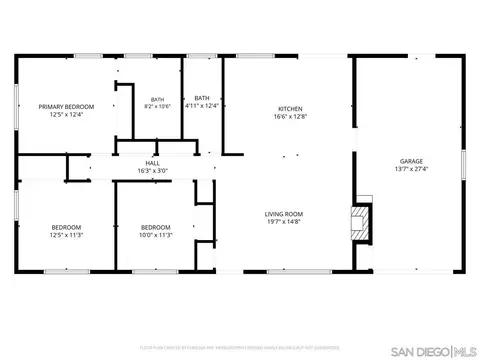 Floorplan - 3004 Pine Crst, Julian, CA 92036 photo 1 of 1