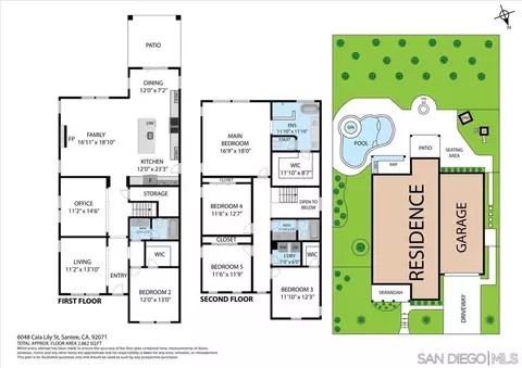 Floorplan - 6048 Cala Lily St, Santee, CA 92071 photo 2 of 2