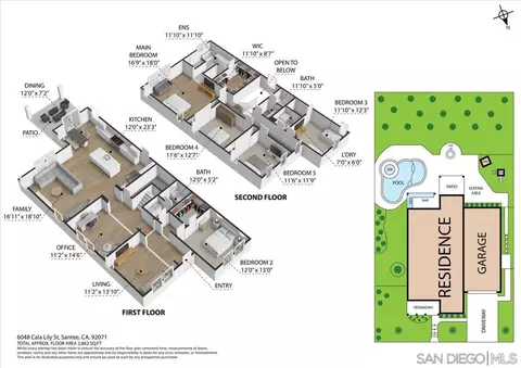 Floorplan - 6048 Cala Lily St, Santee, CA 92071 photo 1 of 2