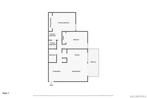 Floorplan - 615 Fredricks Ave #146, Oceanside, CA 92058 photo 1 of 1