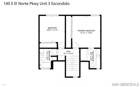 Floorplan - 140 El Norte Pkwy #3, Escondido, CA 92026 photo 2 of 2