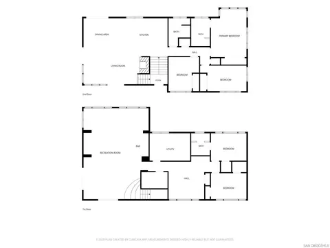 Floorplan - 9460 Haley Ln, La Mesa, CA 91941 photo 1 of 2