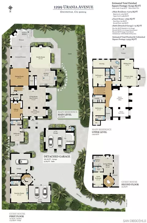 Floorplan - 1299 Urania Ave, Encinitas, CA 92024 photo 1 of 1