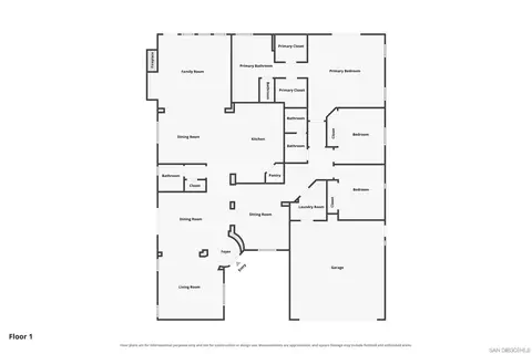 Floorplan - 317 Valley Hts, Oceanside, CA 92057 photo 1 of 1
