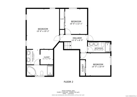 Floorplan - 2884 Brandeis Dr, Oceanside, CA 92056 photo 2 of 2