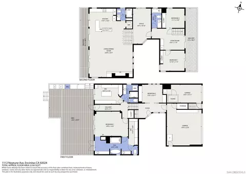 Floorplan - 1112 Neptune Ave, Encinitas, CA 92024 photo 1 of 2