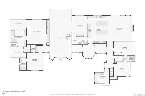 Floorplan - 15711 Salida Del Sol, Ramona, CA 92065 photo 2 of 4