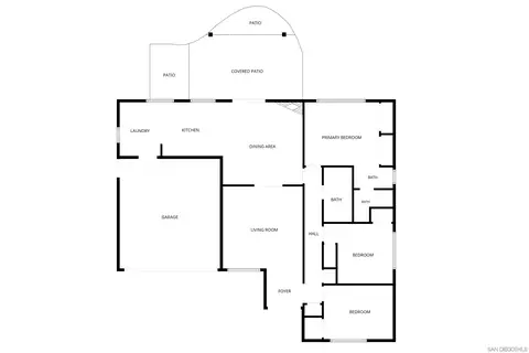 Floorplan - 13015 Wanesta, Poway, CA 92064 photo 1 of 1