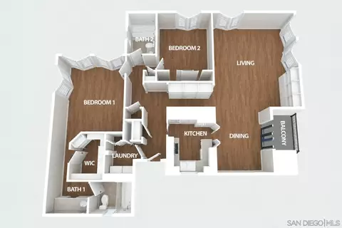 Floorplan - 2130 Vallecitos #246, La Jolla, CA 92037 photo 1 of 1
