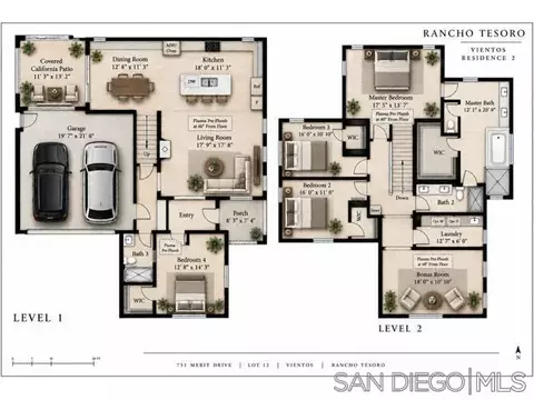 Floorplan - 751 Merit Dr, San Marcos, CA 92078 photo 1 of 1