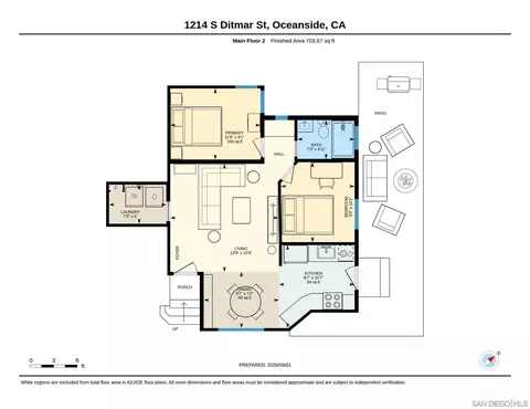 Floorplan - 1214 S Ditmar St, Oceanside, CA 92054 photo 1 of 2
