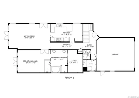 Floorplan - 69 Spinnaker Way, Coronado, CA 92118 photo 1 of 2
