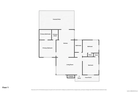 Floorplan - 8661 Valencia St, Spring Valley, CA 91977 photo 1 of 1