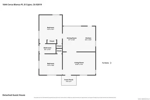Floorplan - 501 First St, Coronado, CA 92118 photo 4 of 6