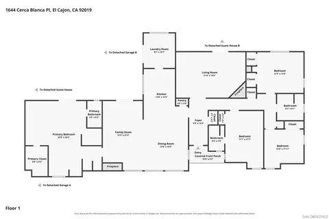 Floorplan - 501 First St, Coronado, CA 92118 photo 5 of 6