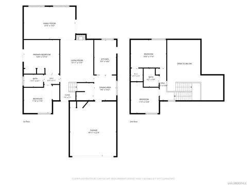 Floorplan - 230 Tarango Pl, Spring Valley, CA 91977 photo 1 of 1