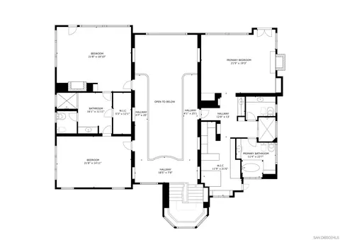 Floorplan - 519 1st St, Coronado, CA 92118 photo 2 of 2