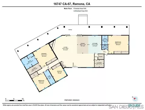 Floorplan - 16747 Highway 67, Ramona, CA 92065 photo 1 of 1