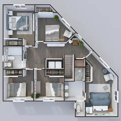 Floorplan - 1413 Shoshone St, Oceanside, CA 92058 photo 19 of 23